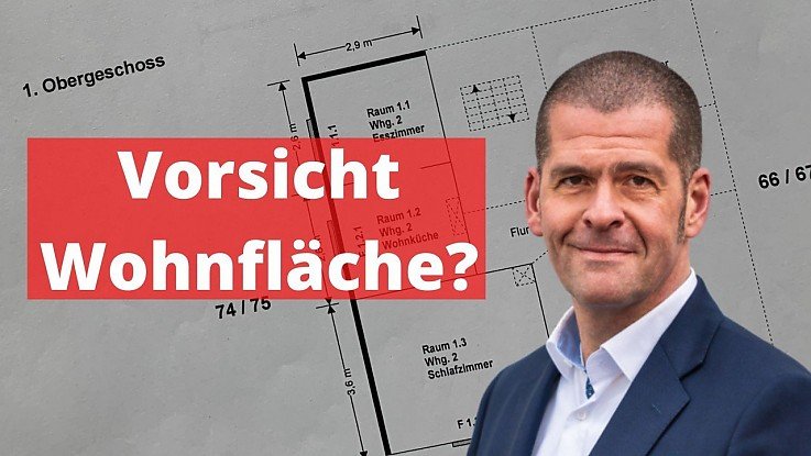 Foto In Zeiten in welchen Immobilien zu H�chstpreisen verkauft werden, neigt der ein oder andere dazu seine Immobilie noch gr��er darzustellen als sie eigentlich ist. Nicht jede angegebene Wohnfl�che ist auch tats�chlich Wohnfl�che. Wer haftet f�r die Nutzbarkeit?<br>