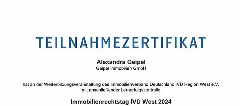 Immobilienrechtstag IVD West 2024 Immobilienrechtstag IVD West 2024