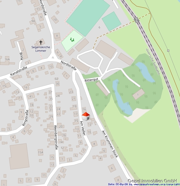 Lagedetail Einfamilienhaus Alfeld (Leine) / Limmer