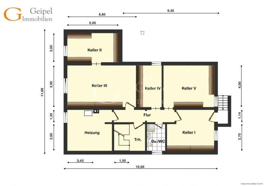 6028 - Kellergeschoss Zweifamilienhaus Alfeld (Leine) / Brunkensen