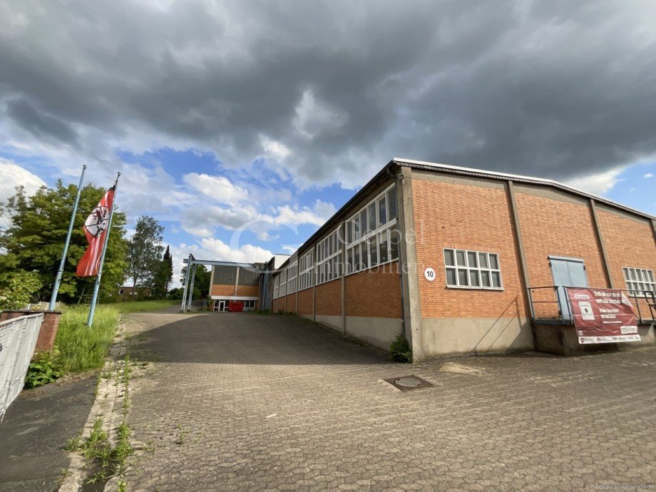 Ansicht linke Hallenseite Halle Alfeld