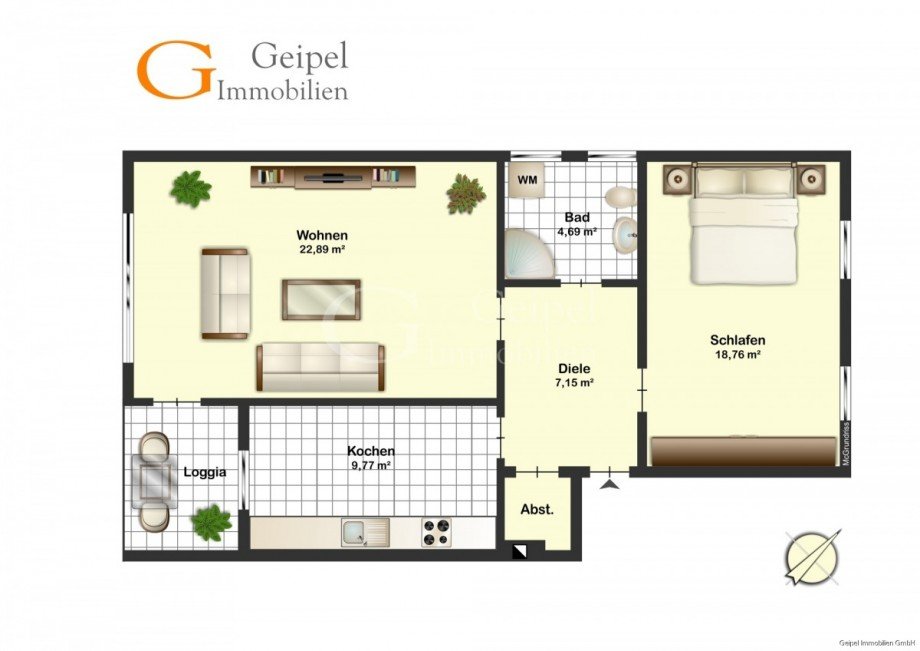 Grundriss Erdgeschosswohnung Alfeld
