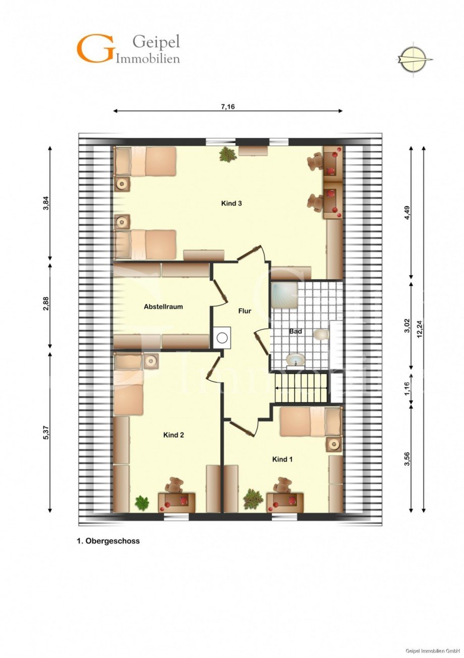 Dachgeschoss Einfamilienhaus Alfeld (Leine) - Imsen