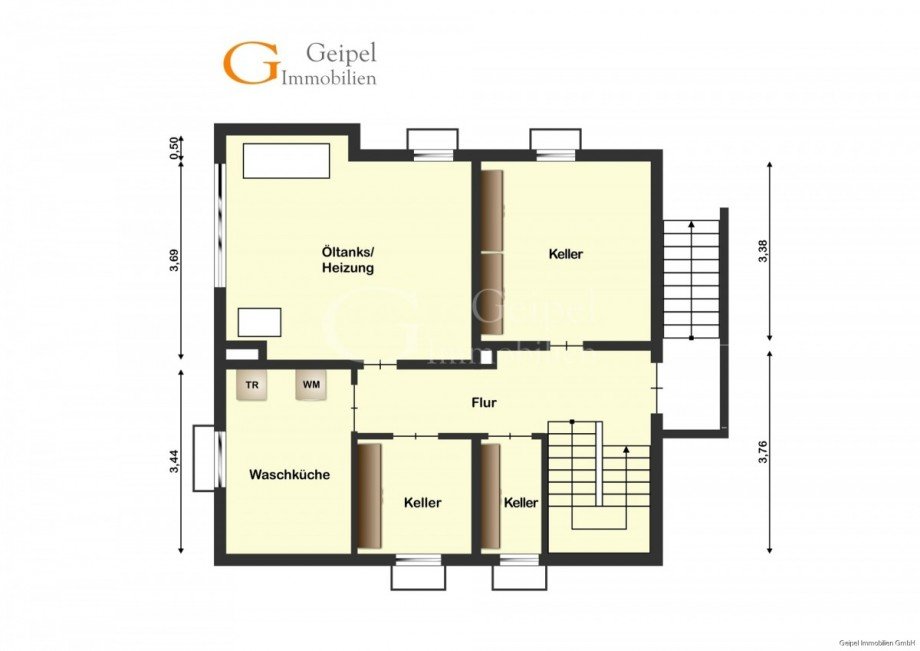 Grundriss Keller Einfamilienhaus Gronau (Leine)