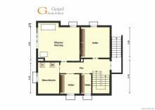 Grundriss Keller geipel.de - kleines Einfamilienhaus