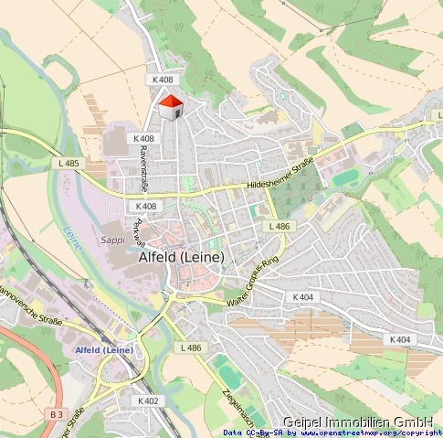 Lage Einfamilienhaus Alfeld
