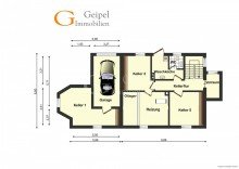 Kellergeschoss geipel.de - VERKAUFT Zweifamilienhaus mit gepflegtem Garten, Carport und separater Werkstatt