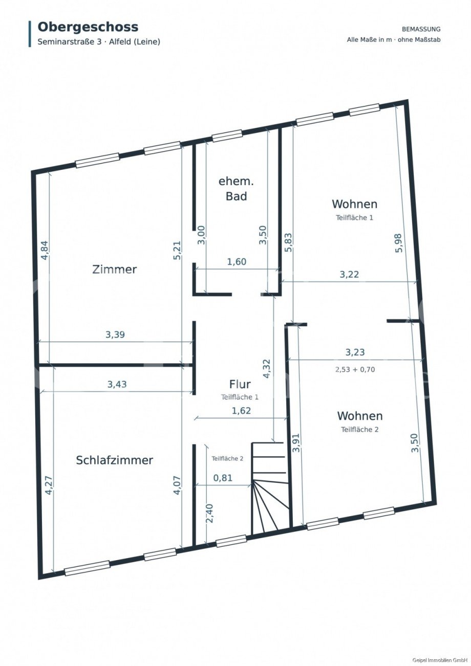6064 - Grundriss_Obergeschoss_Seminarstrasse_3 Einfamilienhaus Alfeld