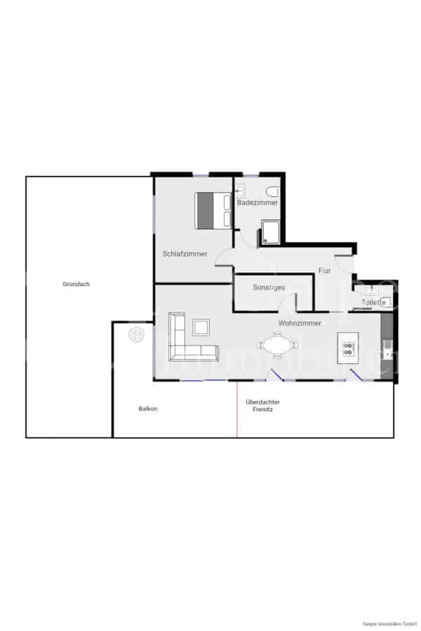 Penthouse Erstbezug - Whg 9 - Dach (1)